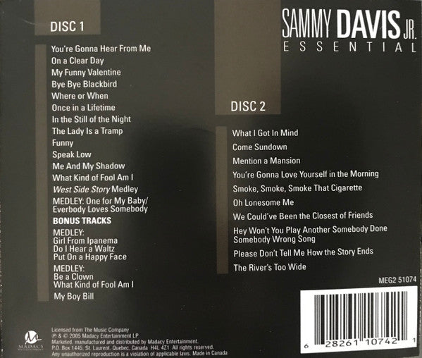 Sammy Davis Jr. : Essential (CD, Comp)