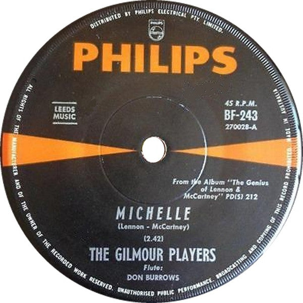 The Gilmour Players : Michelle (7", Single)
