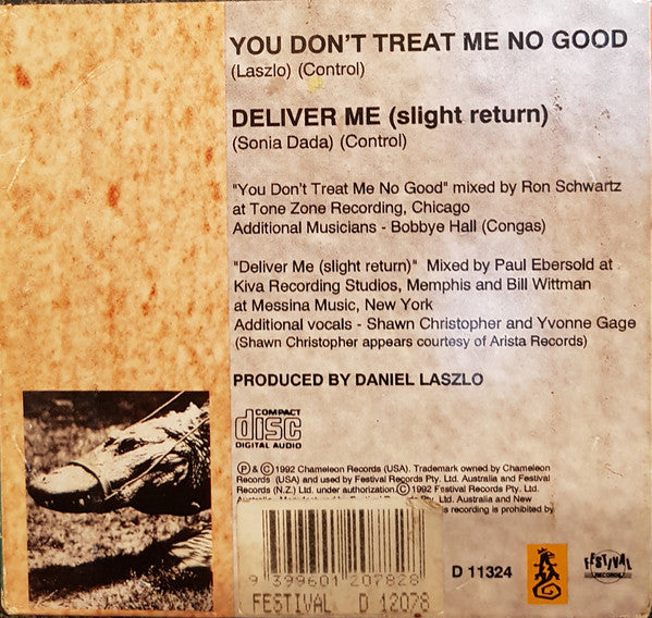 Sonia Dada : You Don't Treat Me No Good (CD, Single)