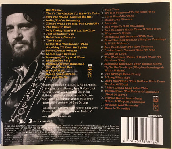 Waylon Jennings : The Essential Waylon Jennings (2xCD, Comp, RE)