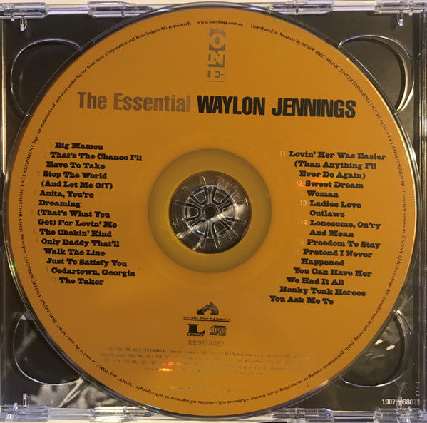 Waylon Jennings : The Essential Waylon Jennings (2xCD, Comp, RE)