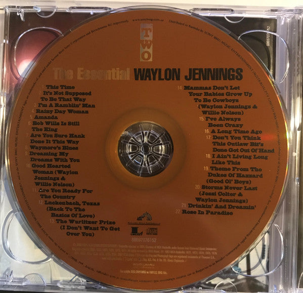 Waylon Jennings : The Essential Waylon Jennings (2xCD, Comp, RE)