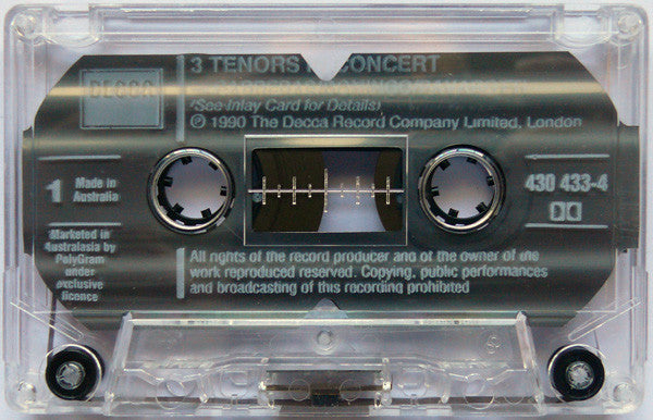 Carreras*, Domingo*, Pavarotti*, Mehta* : In Concert (Cass, Album, Dol)