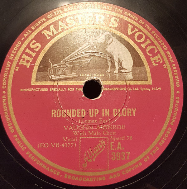 Vaughn Monroe And His Orchestra : Rounded Up In Glory / The Phantom Stage (Shellac, 10")