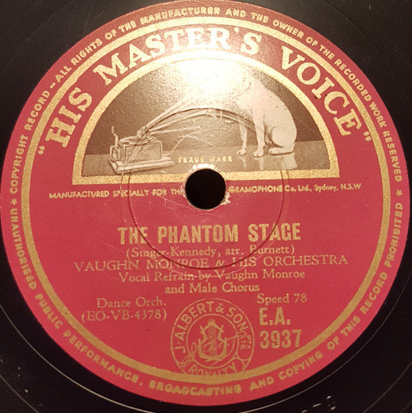 Vaughn Monroe And His Orchestra : Rounded Up In Glory / The Phantom Stage (Shellac, 10")