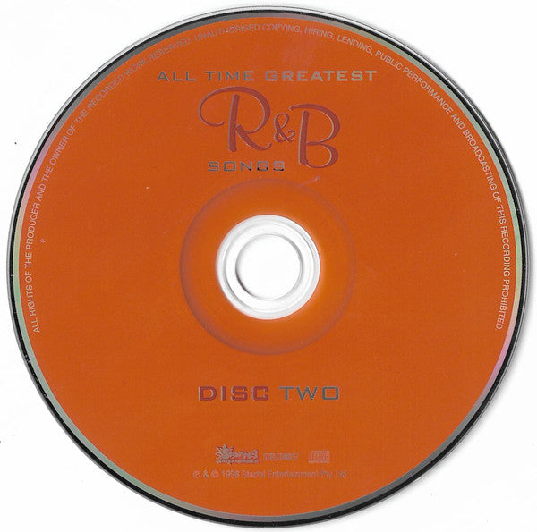 Various : All Time Greatest R&B Songs (2xCD, Comp)