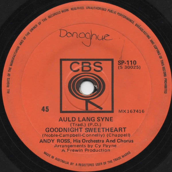 Andy Ross His Orchestra And Chorus : Hokey Pokey (7", Single)