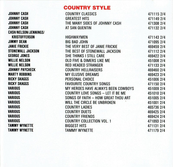Various : Red Hot Country Style (CD, Comp)
