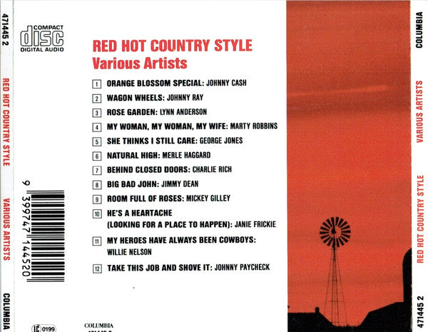 Various : Red Hot Country Style (CD, Comp)