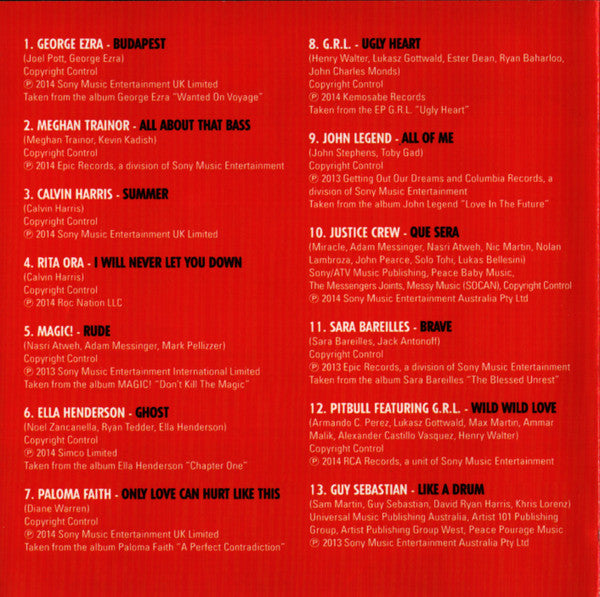 Various : Nova The Hits Of 2014 (CD, Comp)