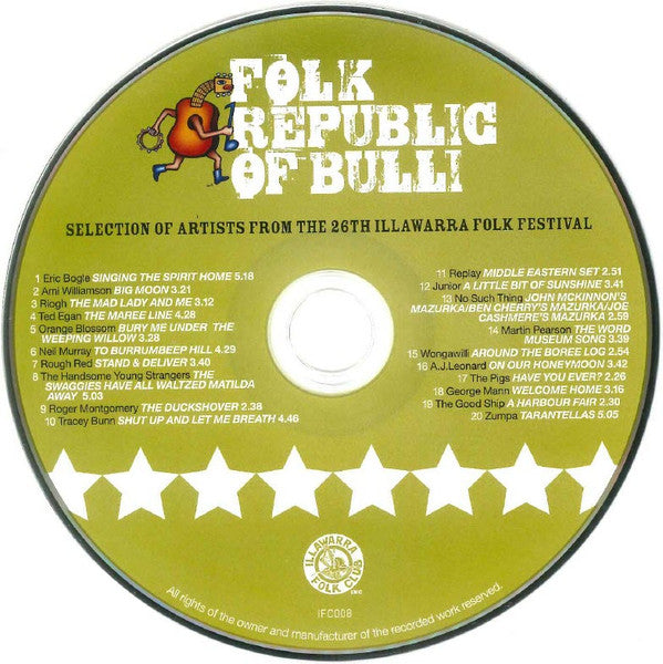 Various : Folk Republic Of Bulli (2011 Illawarra Folk Festival) (CD, Album, Comp)