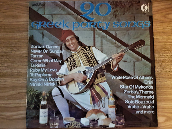 Takis Nirvanas And The 4 Chambers , With Tanya Lindou : 20 Greek Party Songs (LP, Album, Lim)