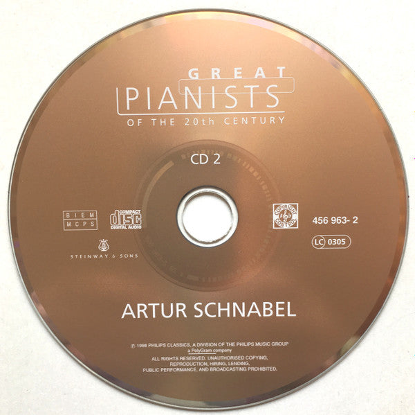 Artur Schnabel, Ludwig van Beethoven : Artur Schnabel (2xCD, Comp)