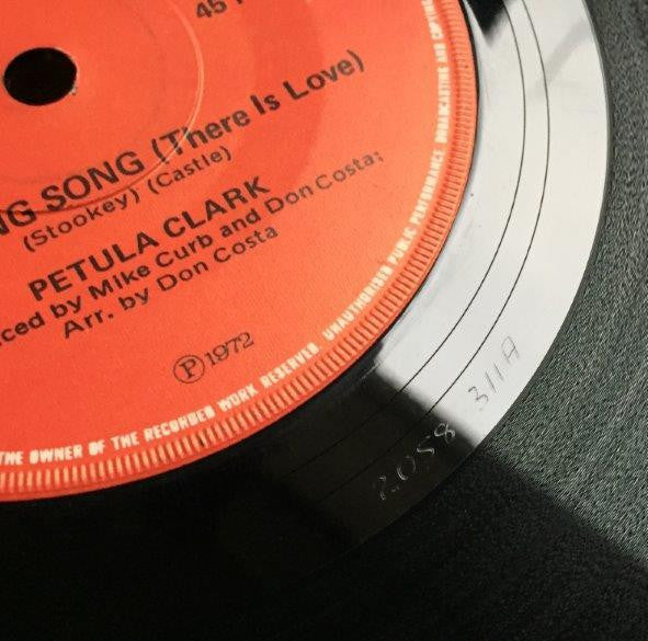 Petula Clark : Wedding Song (There Is Love) (7", Single, Rai)