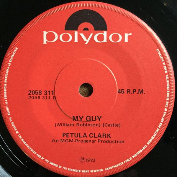 Petula Clark : Wedding Song (There Is Love) (7", Single, Rai)