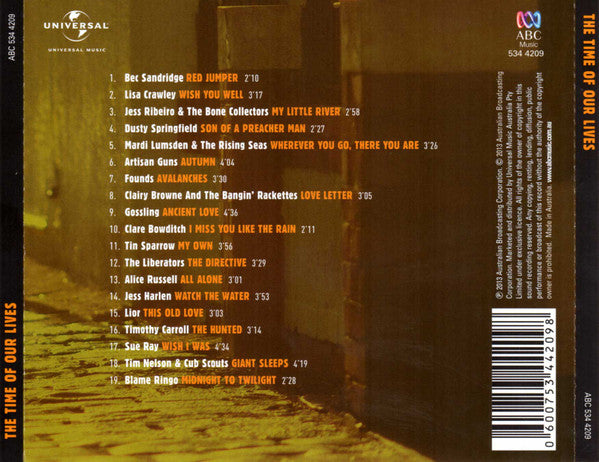 Various : The Time Of Our Lives (CD, Album)