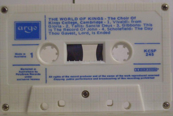 The Choir Of King's College, Cambridge* Directed By  David Willcocks : The World of King's (Cass, Comp)