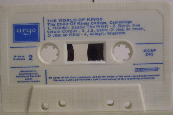 The Choir Of King's College, Cambridge* Directed By  David Willcocks : The World of King's (Cass, Comp)