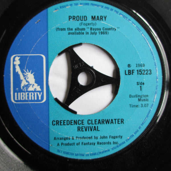 Creedence Clearwater Revival : Proud Mary (7", Single)