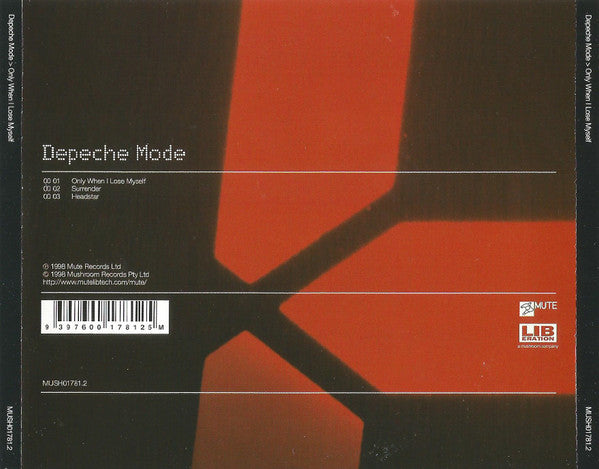 Depeche Mode : Only When I Lose Myself (CD, Single)