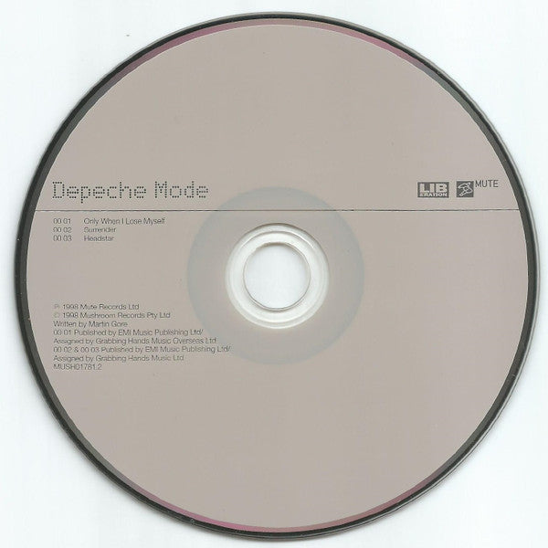 Depeche Mode : Only When I Lose Myself (CD, Single)