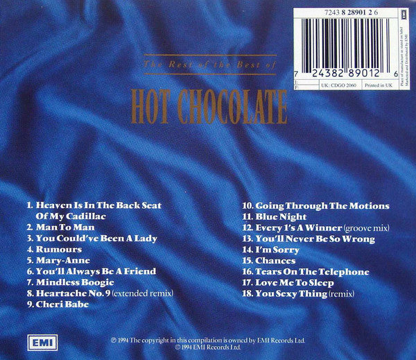 Hot Chocolate : The Rest Of The Best Of (CD, Comp)