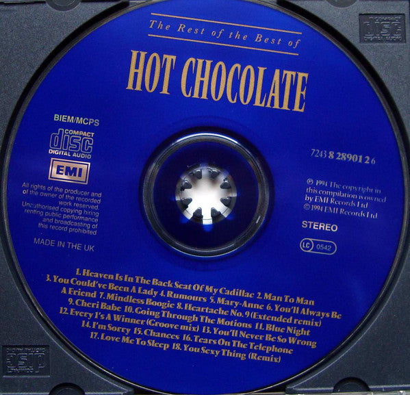 Hot Chocolate : The Rest Of The Best Of (CD, Comp)