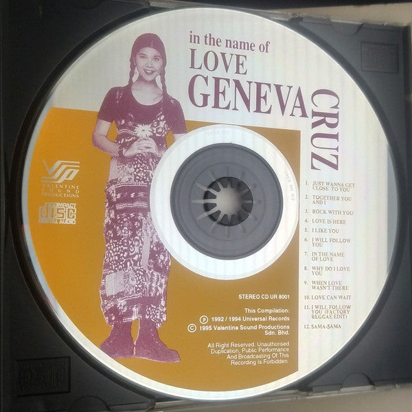 Geneva Cruz : In The Name Of Love (CD, Album)