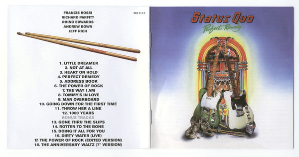 Status Quo : Perfect Remedy (CD, Album, RE, RM)