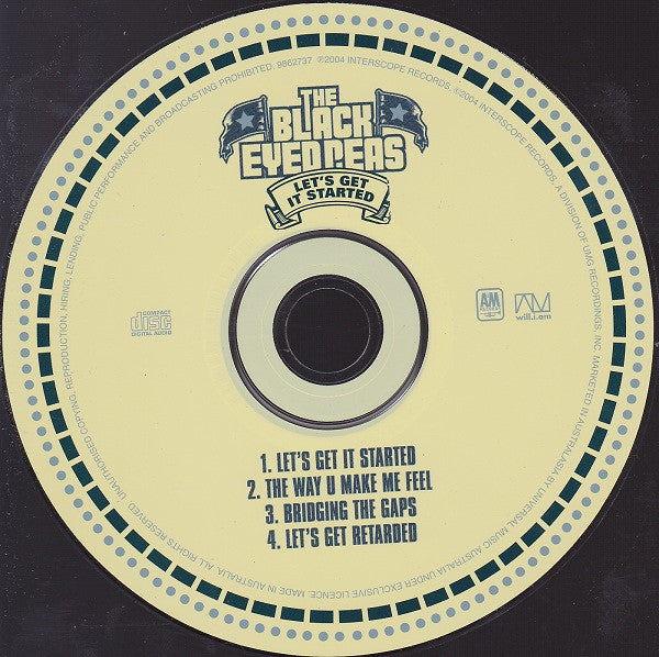 Black Eyed Peas : Let's Get It Started (CD, Single)