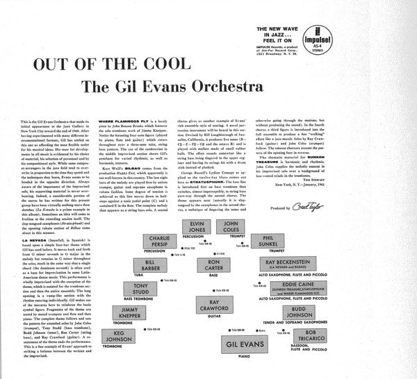 The Gil Evans Orchestra* : Out Of The Cool (CD, Album, RE, Dig)