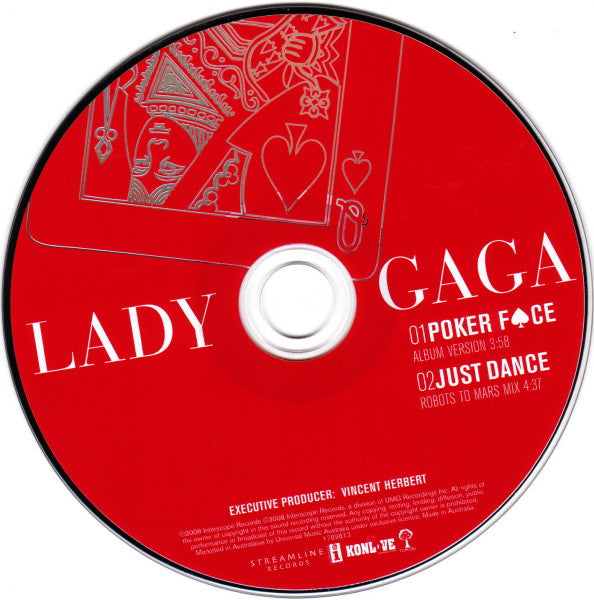 Lady Gaga : Poker Face (CD, Single)
