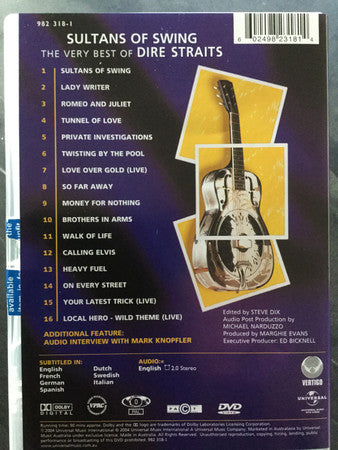 Dire Straits : Sultans Of Swing - The Very Best Of Dire Straits (DVD-V, Comp, RE)