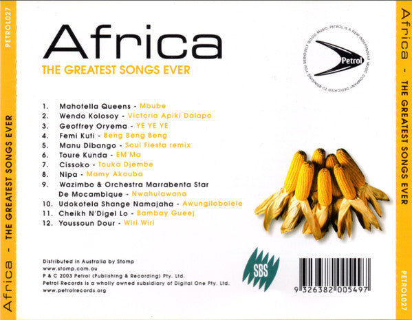 Various : Africa- The Greatest Songs Ever (CD, Comp, Sli)