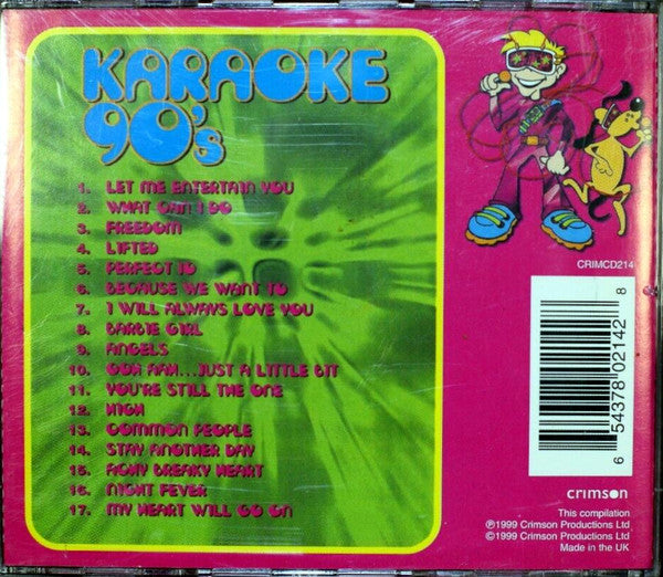 Unknown Artist : Karaoke 90's (CD+G)