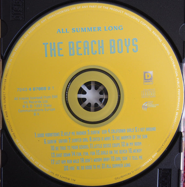 The Beach Boys : All Summer Long (CD, Comp)