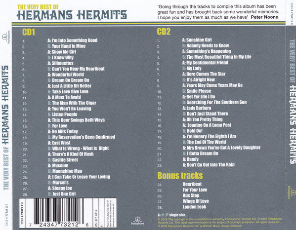 Hermans Hermits* : The Very Best Of (2xCD, Comp, RM, RP)