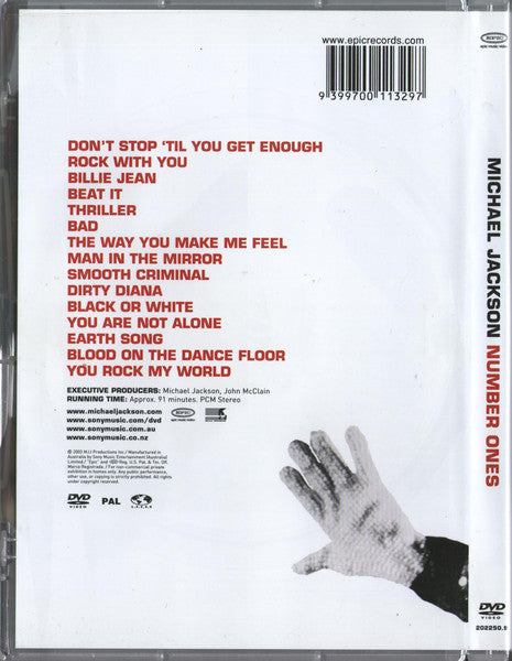 Michael Jackson : Number Ones (DVD-V, Comp, RP, PAL, HIS)