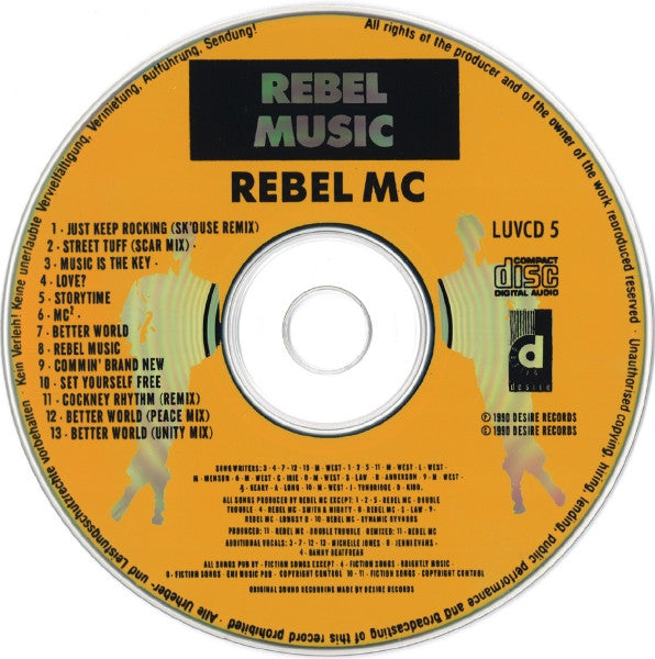 Rebel MC : Rebel Music (CD, Album)