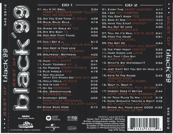 Various : Best Of Black '99 - The Finest Black Music Of The Year (2xCD, Comp)