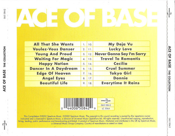 Ace Of Base : The Collection (CD, Comp)
