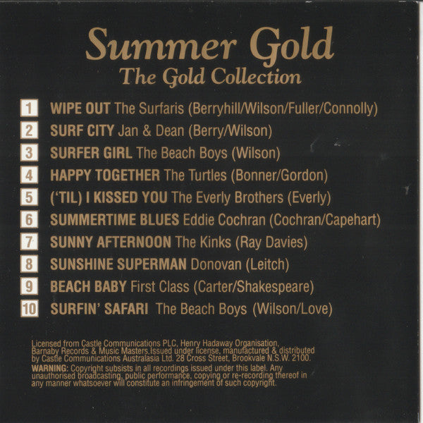 Various : Summer Gold (CD, Comp)