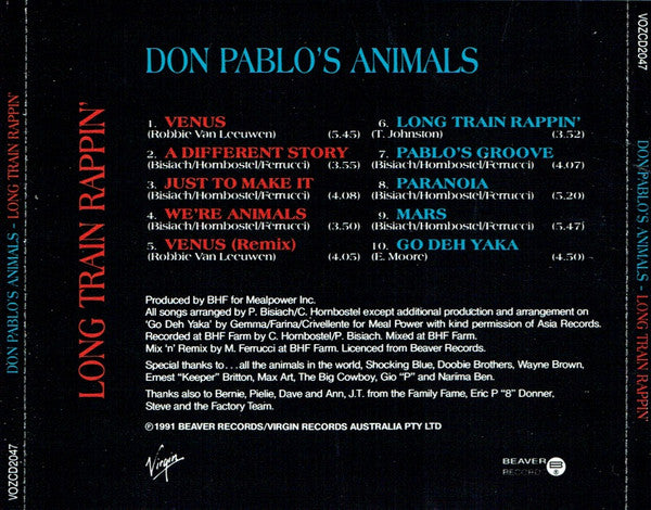 Don Pablo's Animals : Long Train Rappin' (CD, Album)