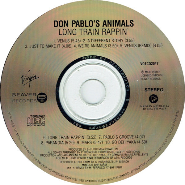 Don Pablo's Animals : Long Train Rappin' (CD, Album)