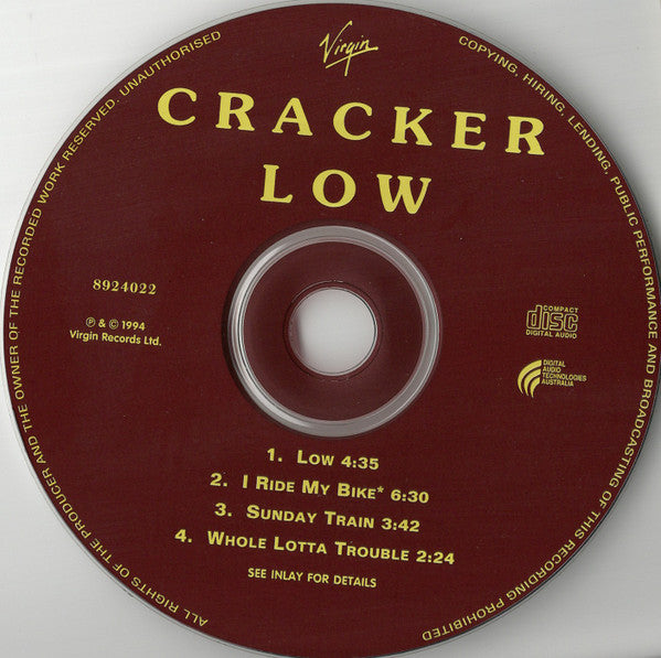 Cracker : Low (CD, Single, Dig)