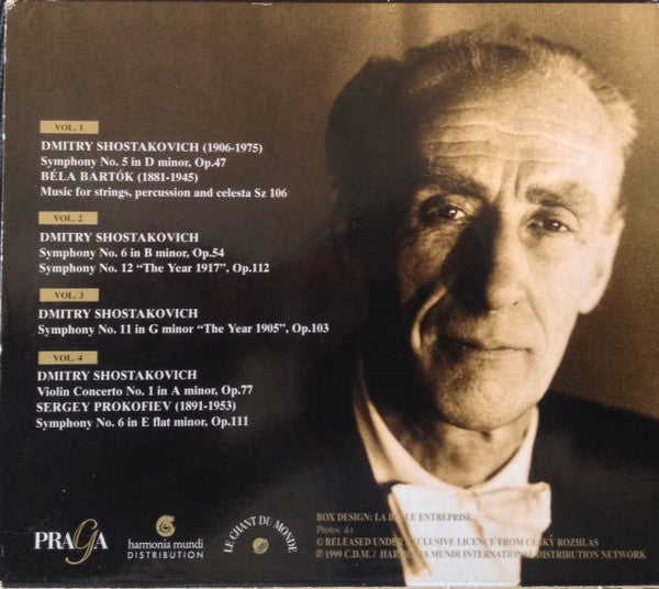Evgeny Mravinsky, Shostakovich*, Bartók*, Prokofiev* : In Prague (4xCD, Comp, Mono + Box)
