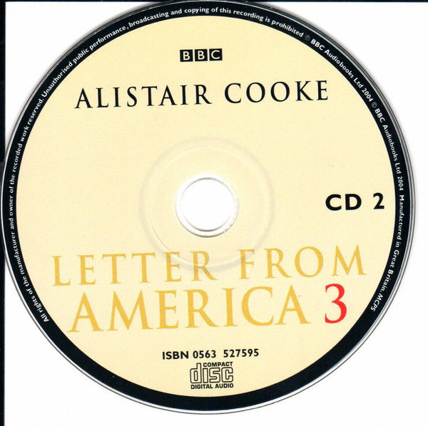 Alistair Cooke (2) : Letter From America 3 (The Final Years: 1982–2003) (4xCD)