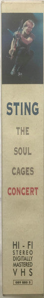 Sting : The Soul Cages Concert (VHS, PAL)