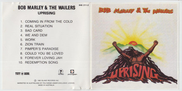 Bob Marley & The Wailers : Uprising (CD, Album, RE)
