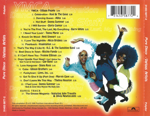 Various : Pure Disco (CD, Comp)